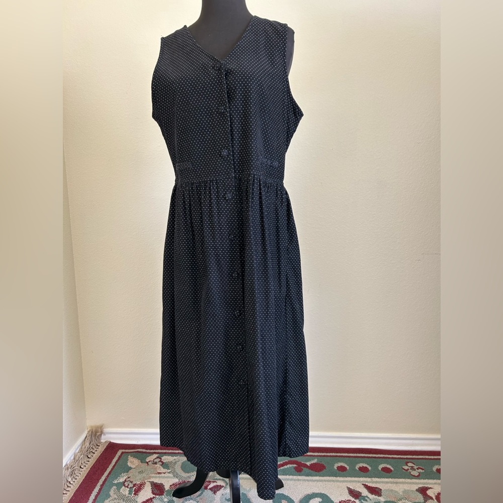 Vintage FADS women sleeveless dress M 
100% cotton 
2 side pockets